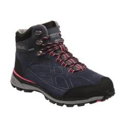 Regatta Lady Samaris Dames Hiking Wandelschoenen - Marineblauw / Roze